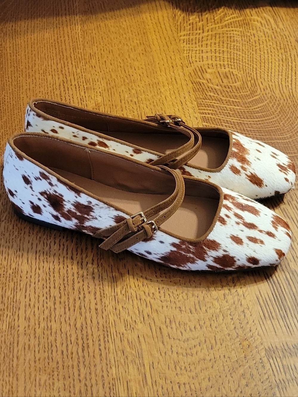 Madewell Greta Haircalf Ballet Flats - Russet Brown spotted - Picture 5 of 10